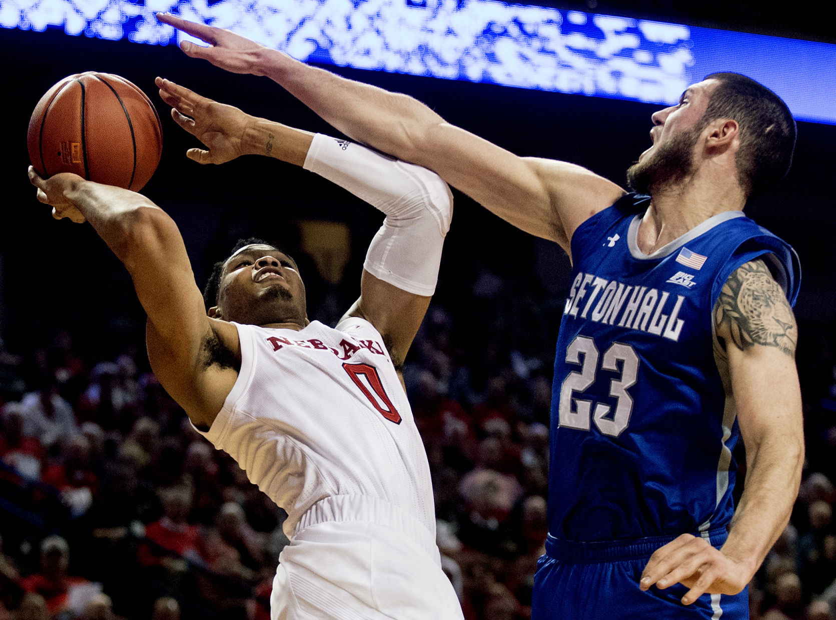Nebraska men's hoops vs. Seton Hall, 11/14